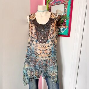 ONE WORLD Kaleidoscope Tank Top